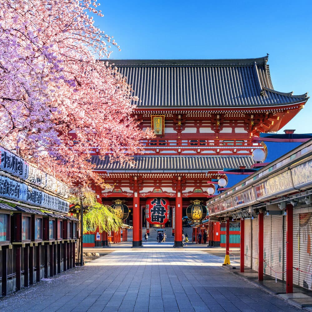 Japanese university campus