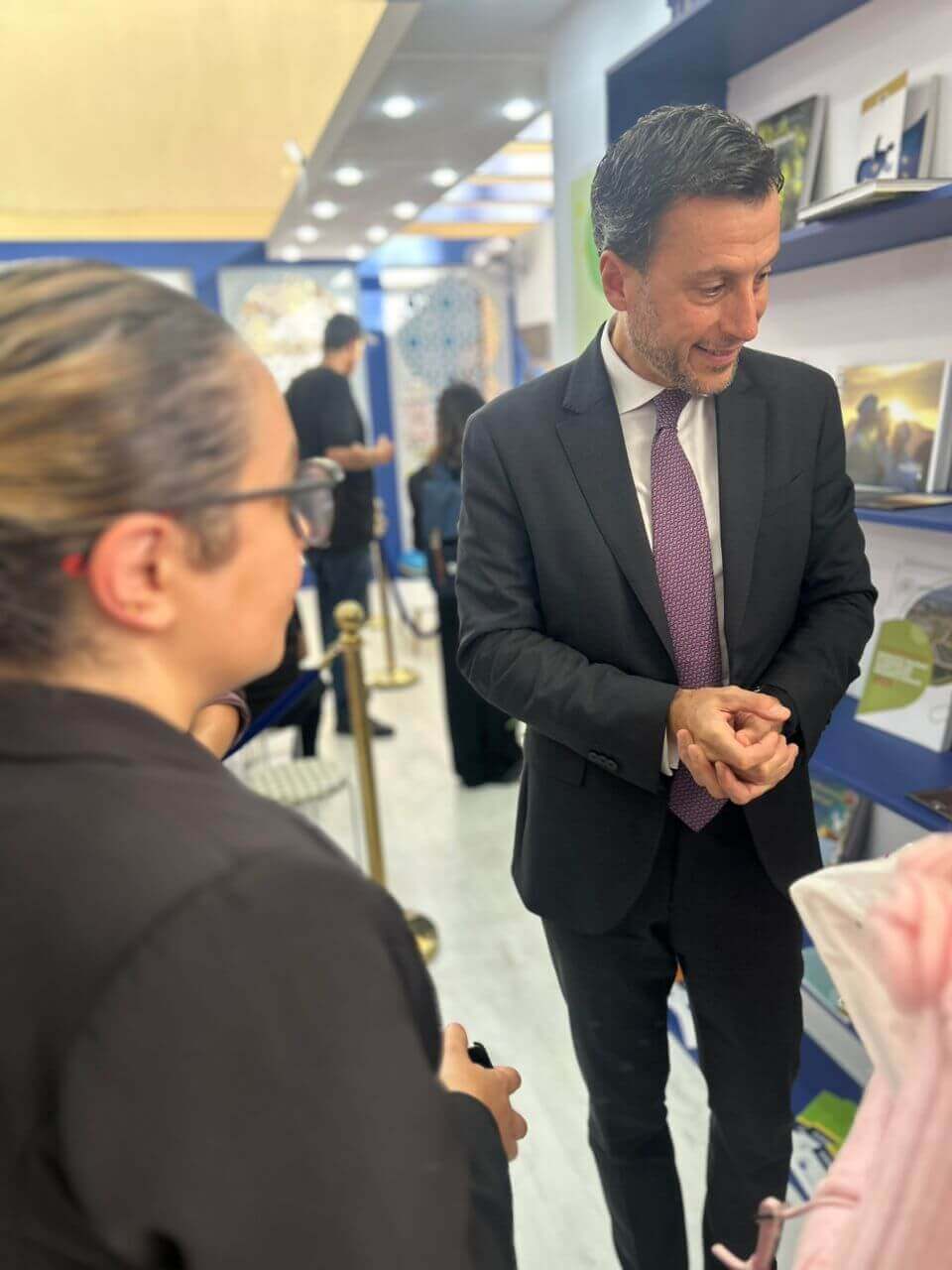Book Fair, EU Stand Visit